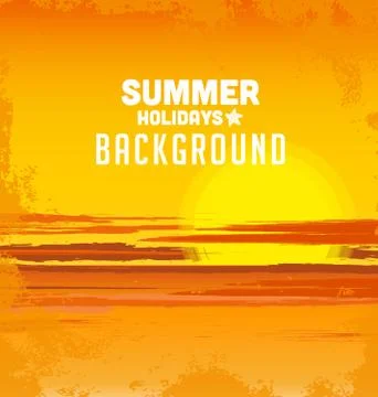 Summer background Stock Illustration