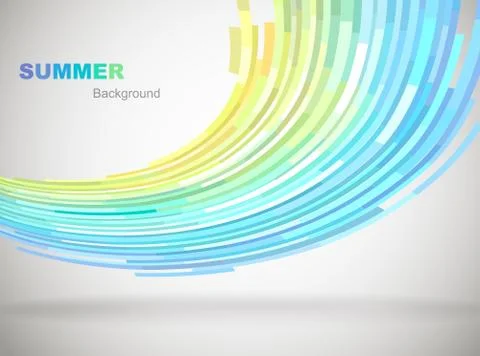 Summer Background Illustrazione stock
