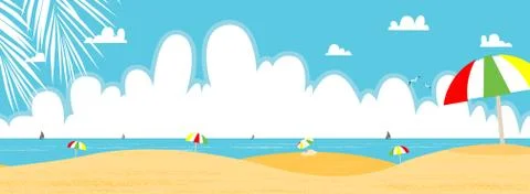 Summer Background Stock Illustration