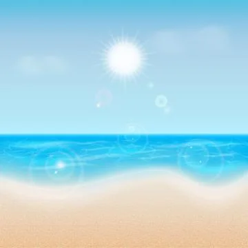 Summer background Illustrazione stock