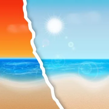 Summer background Stock Illustration