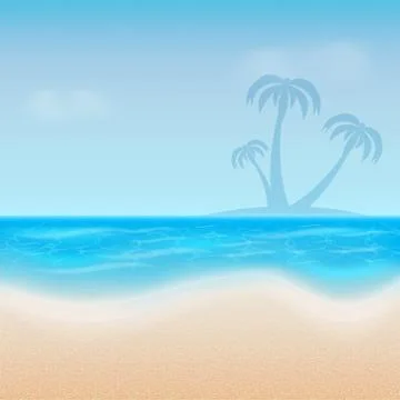 Summer background Stock Illustration