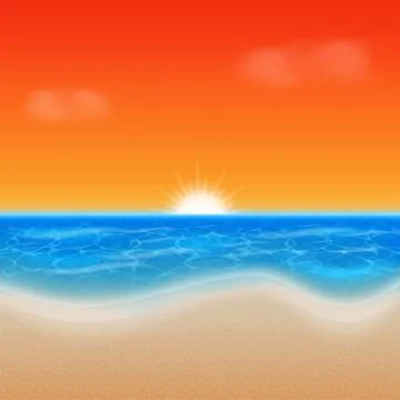 Summer background Stock Illustration