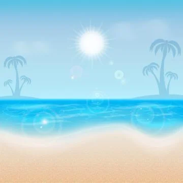Summer background Stock Illustration