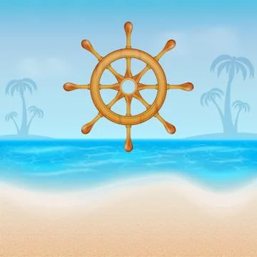 Summer background Stock Illustration