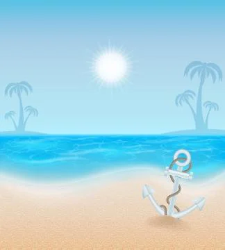 Summer background Stock Illustration