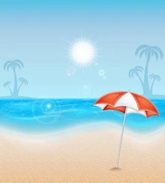Summer background Stock Illustration