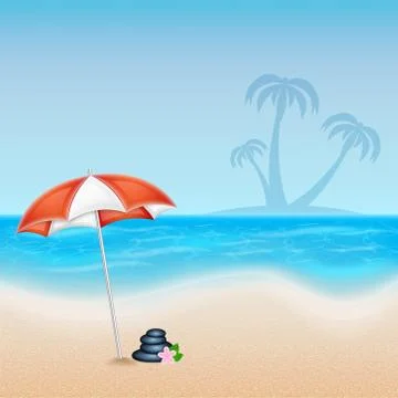 Summer background Stock Illustration