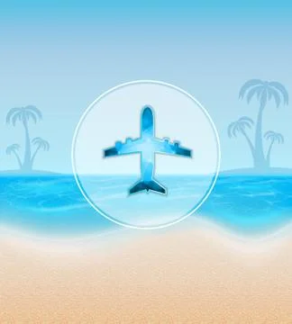 Summer background Stock Illustration