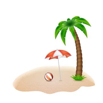 Summer background Stock Illustration