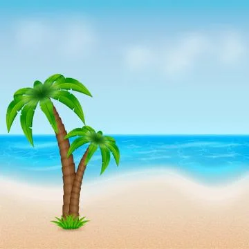Summer background Stock Illustration