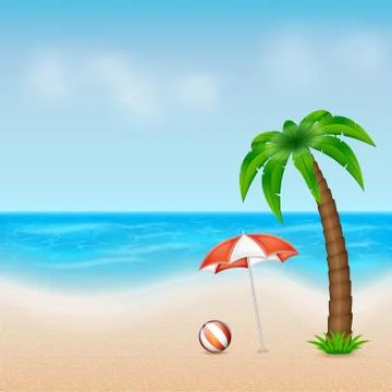 Summer background Stock Illustration