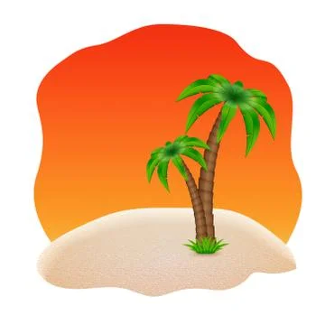 Summer background Stock Illustration