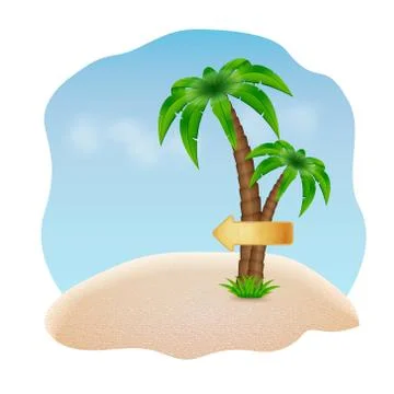 Summer background Stock Illustration