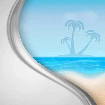 Summer background Stock Illustration