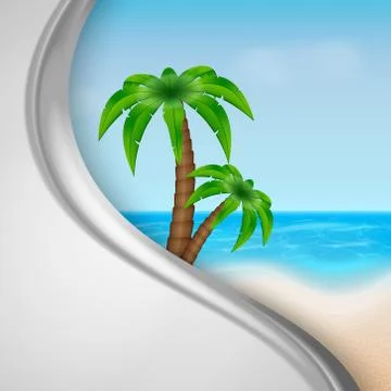 Summer background Stock Illustration