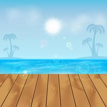 Summer background Stock Illustration