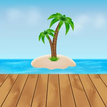 Summer background Stock Illustration