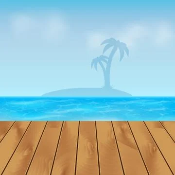 Summer background Stock Illustration