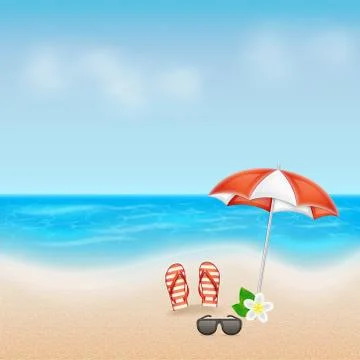 Summer background Stock Illustration