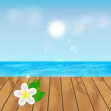 Summer background Stock Illustration