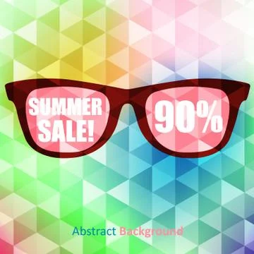 Summer background Stock Illustration