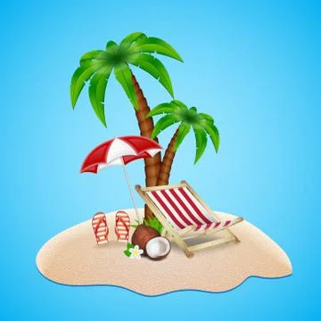 Summer background Stock Illustration