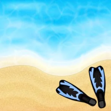 Summer background Stock Illustration