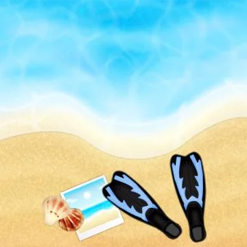 Summer background Stock Illustration