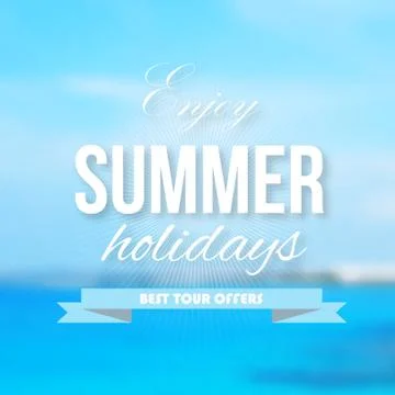 Summer background Stock Illustration