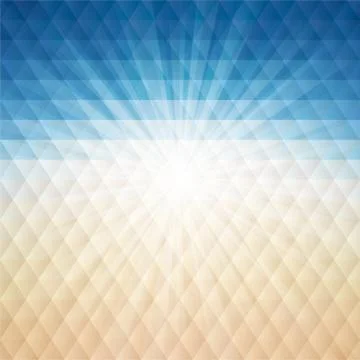 Summer Background Stock Illustration