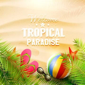 Summer background Stock Illustration