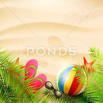 Summer background イラスト素材