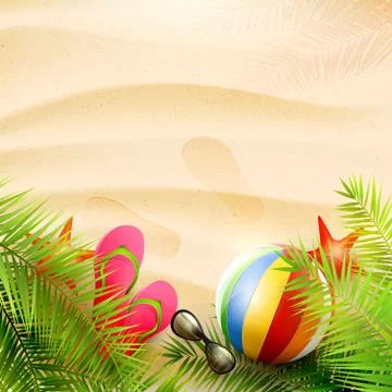 Summer background Stock Illustration