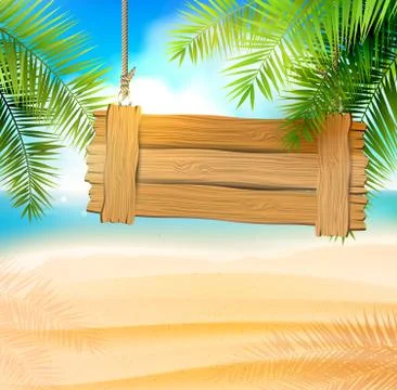 Summer background Illustrazione stock