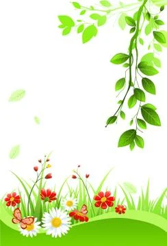Summer background Stock Illustration