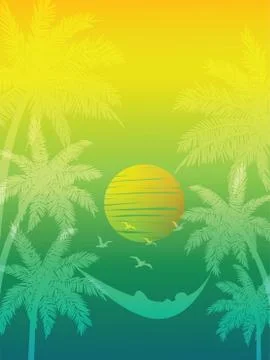 Summer background Stock Illustration