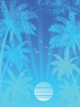 Summer background Stock Illustration