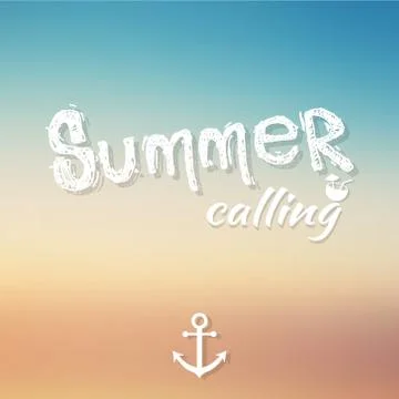 Summer background Stock Illustration
