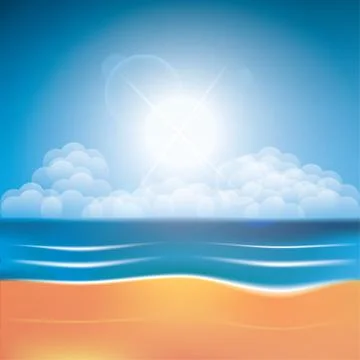 Summer background Stock Illustration