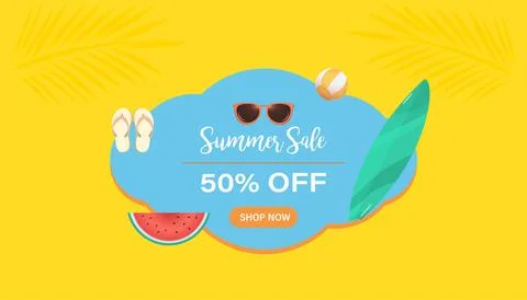 Summer Background Stock Illustration
