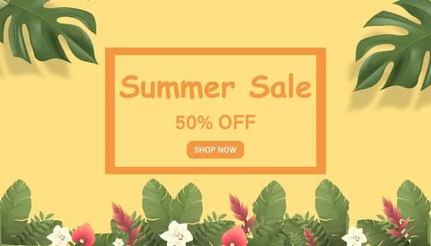 Summer Background Illustrazione stock