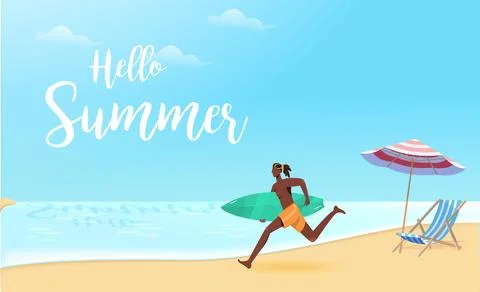 Summer Background Stock Illustration