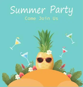 Summer Background Stock Illustration