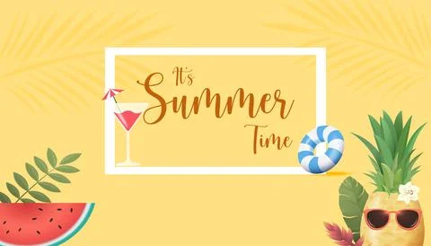 Summer Background Stock Illustration