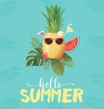 Summer Background Stock Illustration