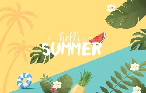 Summer Background Stock Illustration