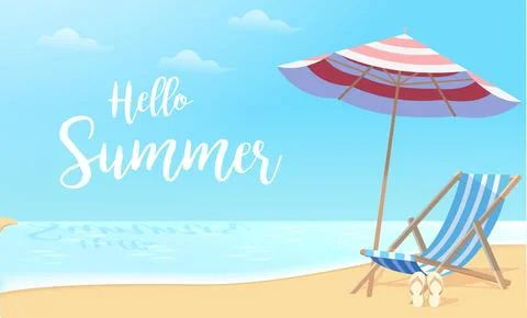Summer Background Illustrazione stock