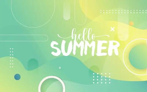 Summer Background Stock Illustration