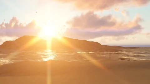 Summer background on island Stock Footage 108851424